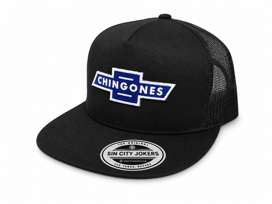 Chingones Patch Trucker (Blue & Black)