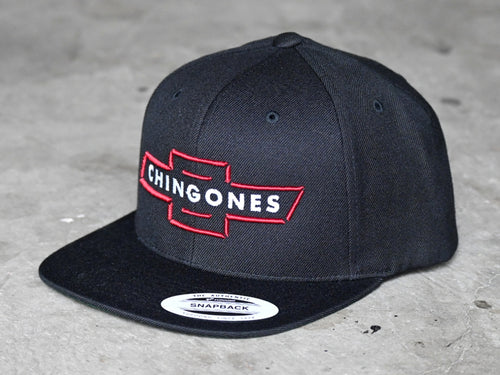 Chingones Snapback (Maroon & White)