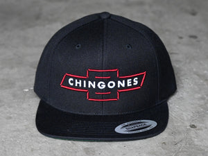 Chingones Snapback (Maroon & White)