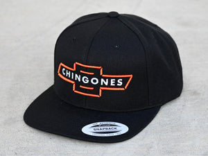 Chingones Snapback (Orange & White)