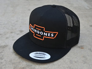 SCJ Chingones Trucker Hat (HD Orange) - Sin City Jokers