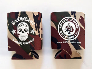 Sugar Skull Coozie (Camouflage)