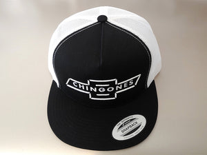 SCJ Chingones Trucker Hat (Black & White) - Sin City Jokers