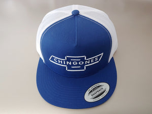 SCJ Chingones Trucker Hat (Royal Blue & White) - Sin City Jokers
