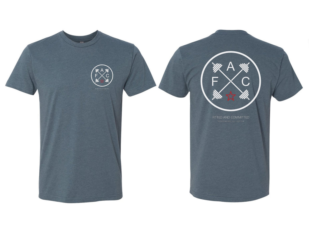 Circle FAC Men's Tee (Indigo Blue)