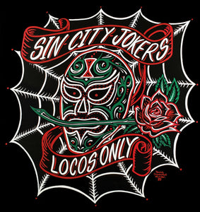 Locos Only: El Luchador Tee - Sin City Jokers