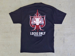 Locos Only: Hartman (Pinstriper Series) T-Shirt - Sin City Jokers