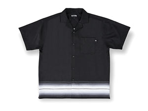 SCJ Mexican Sarape Camp Shirt (black & gray)