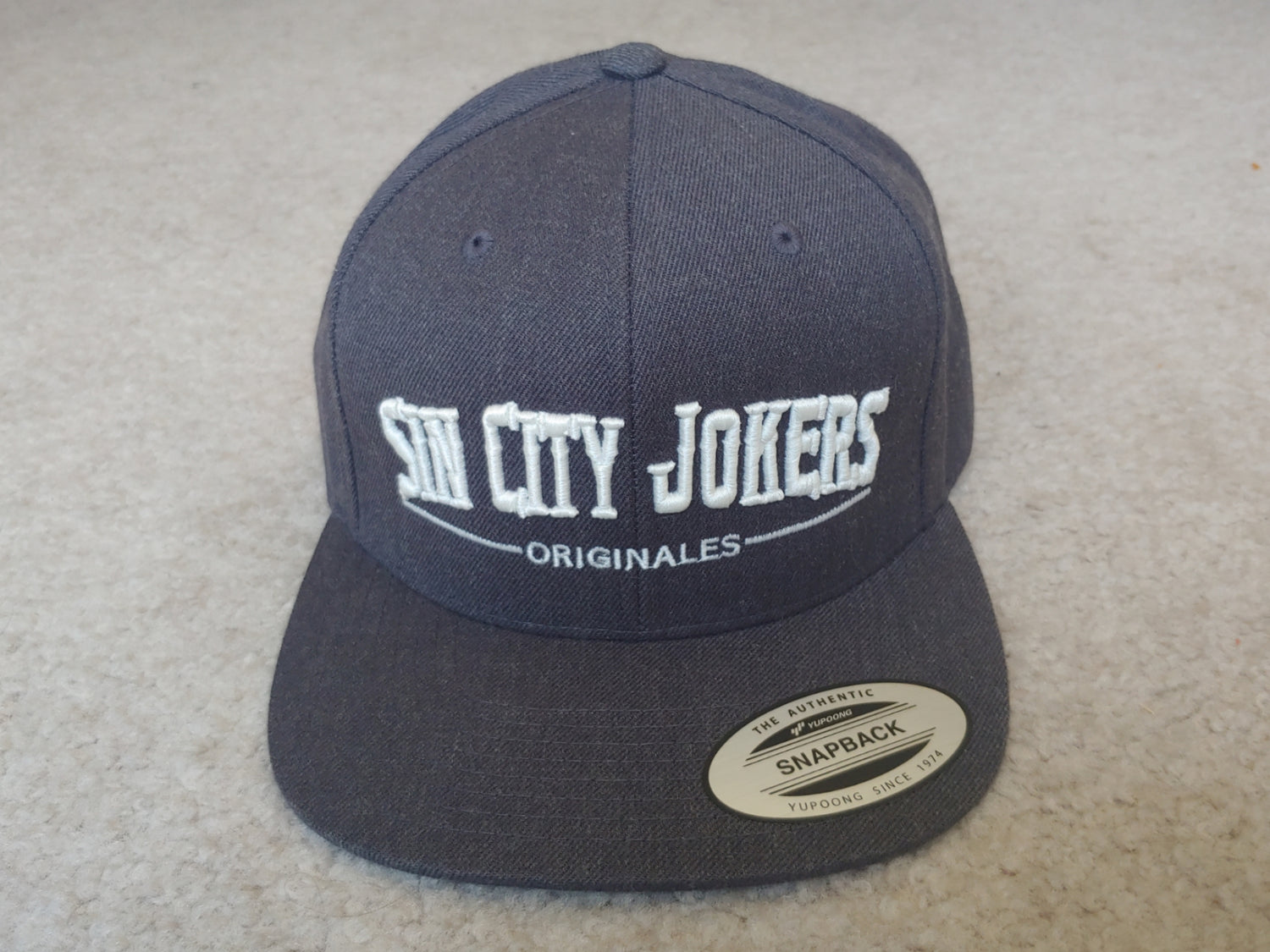 SCJ Originales Snapback (Charcoal Gray) - Sin City Jokers