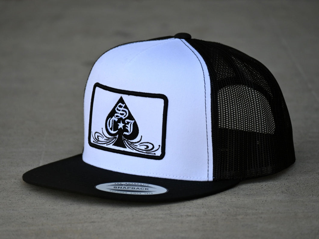 SCJ Classic Trucker (Black & White)