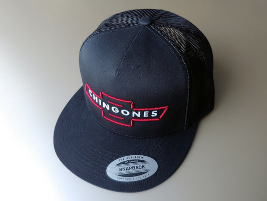 SCJ CHINGONES Trucker Hat (Maroon) - Sin City Jokers