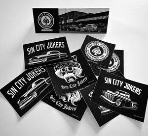 Sticker Pack (8 stickers) - Sin City Jokers