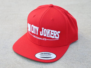SCJ Originales Snapback (Red with White) - Sin City Jokers