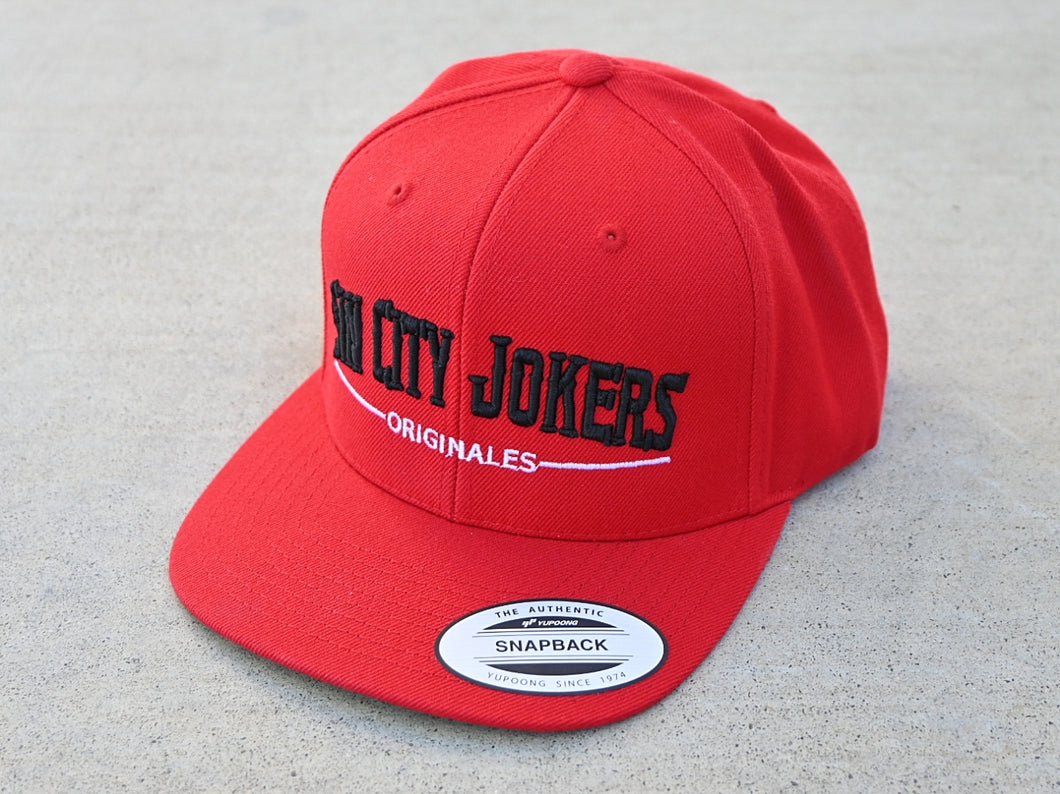 SCJ Originales Snapback (Red with Black & White)